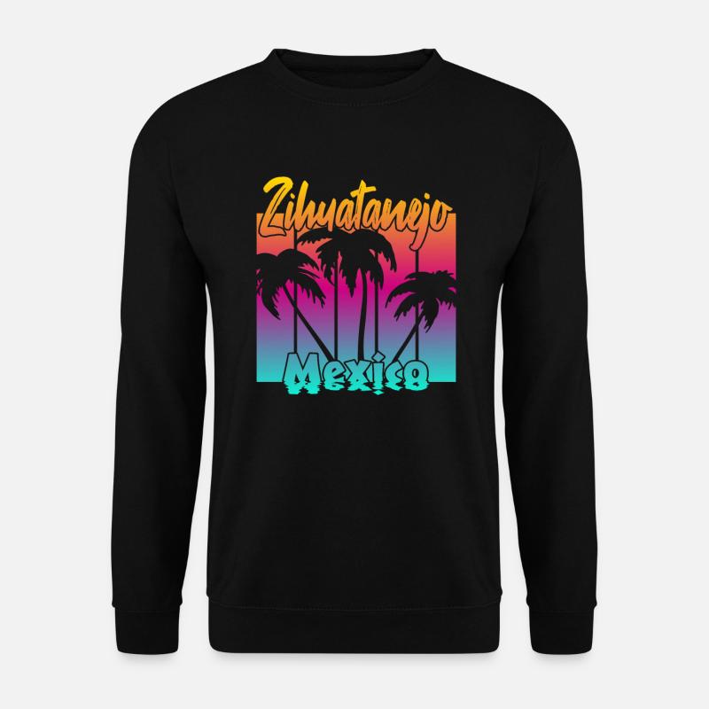 Zihuatanejo Mexico - Unisex Pullover - Schwarz