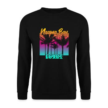 Naama Bay Égypte - Sweat-shirt Unisexe - noir - Devant - Alina (178cm) & Michal (187cm)