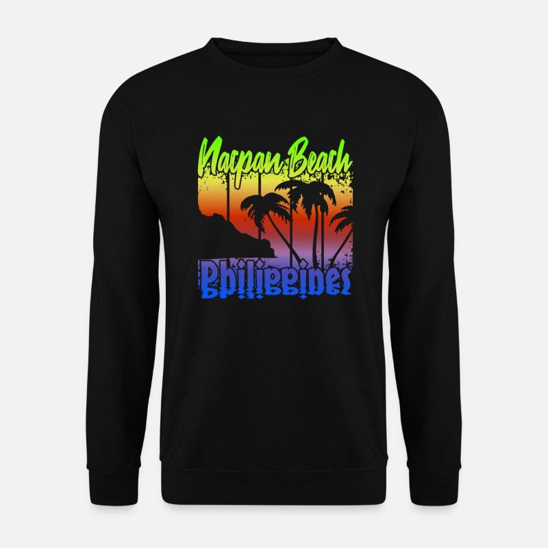 Nacpan Beach Philippines - Unisex Sweatshirt - black