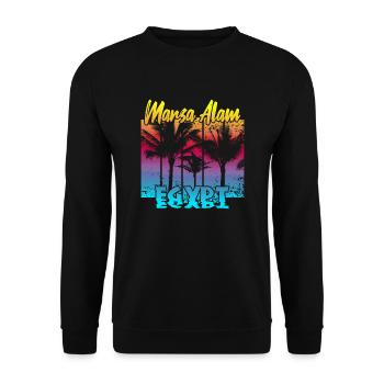 Marsa Alam Egypt - Unisex Pullover - Schwarz - Vorne - Alina (178cm) & Michal (187cm)