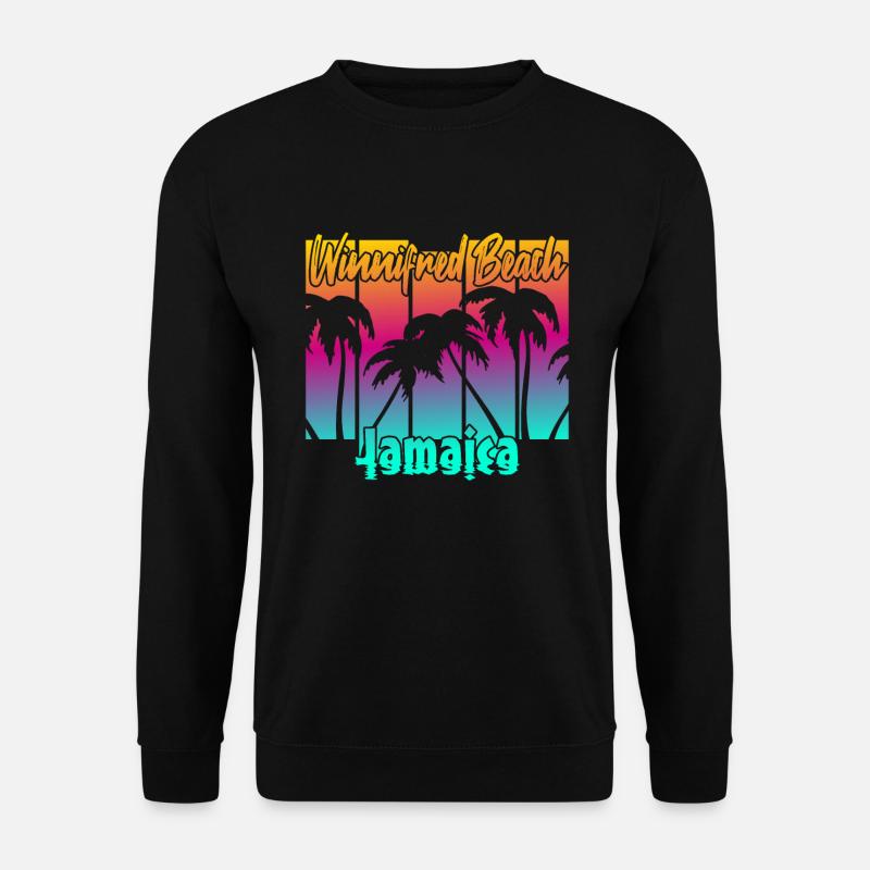 Winnifred Beach Jamaica - Unisex Sweatshirt - black