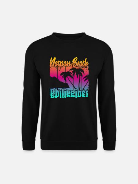 Nacpan Beach Philippines - Unisex Sweatshirt - black