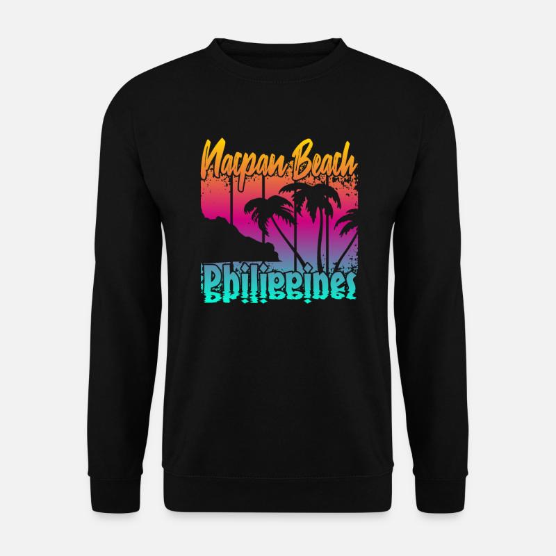 Nacpan Beach Philippines - Unisex Pullover - Schwarz