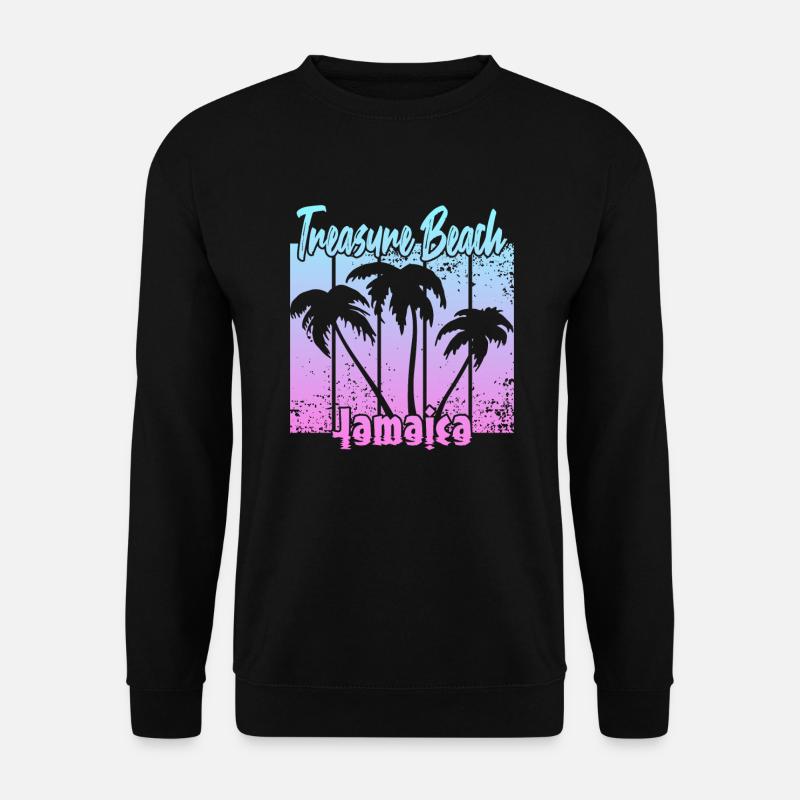 Treasure Beach Jamaica - Unisex Pullover - Schwarz