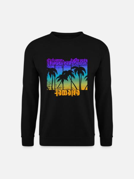 Winnifred Beach Jamaica - Unisex Sweatshirt - black