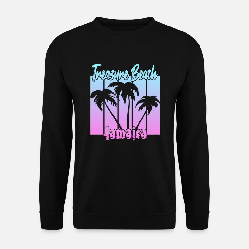 Treasure Beach Jamaica - Unisex Pullover - Schwarz
