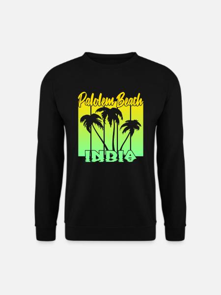 Palolem Beach India - Unisex Pullover - Schwarz