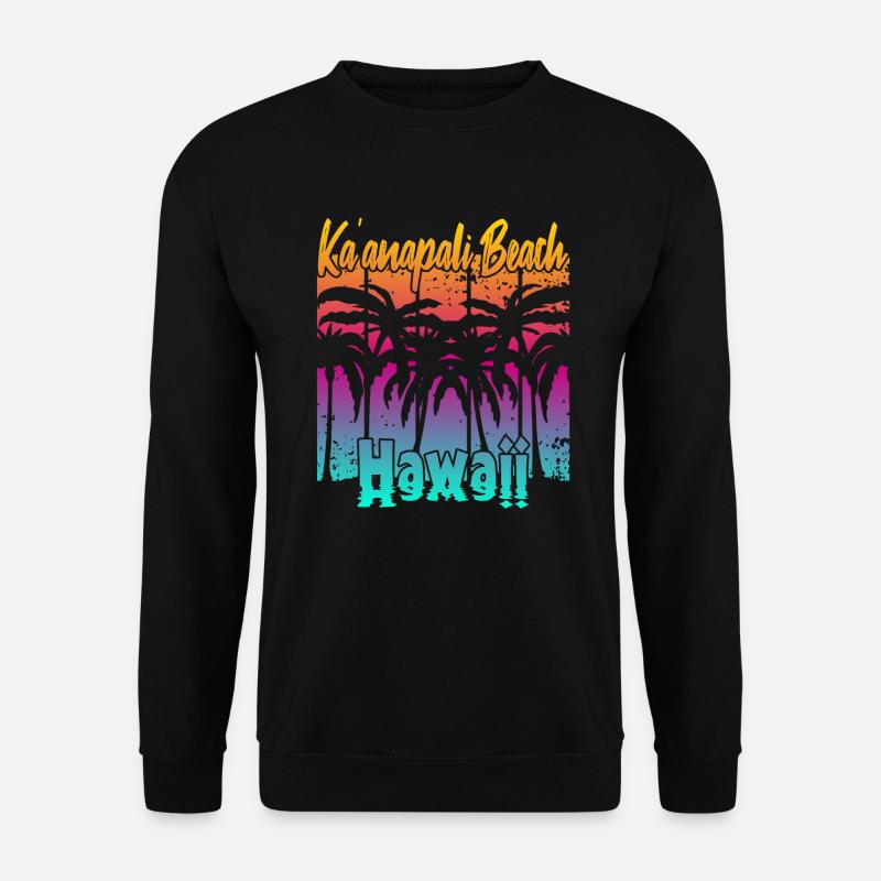 Ka’anapali Beach Hawaii - Unisex Pullover - Schwarz