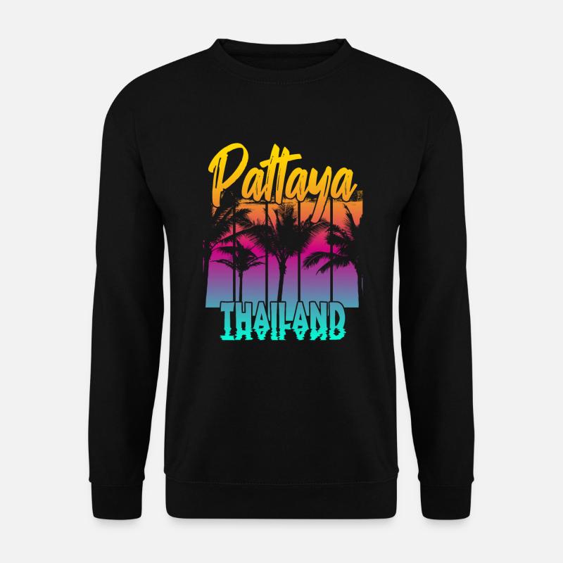 Pattaya Thailand - Unisex Pullover - Schwarz