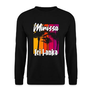 Mirissa Sri Lanka - Sweat-shirt Unisexe - noir - Devant - Alina (178cm) & Michal (187cm)