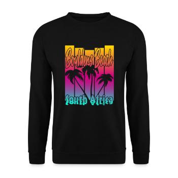 Boulders Beach - Unisex Pullover - Schwarz - Vorne - Alina (178cm) & Michal (187cm)