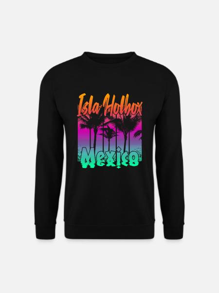 Isla Holbox Mexico - Unisex Sweatshirt - black
