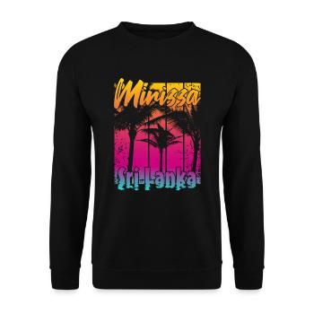 Mirissa Sri Lanka - Unisex Pullover - Schwarz - Vorne - Alina (178cm) & Michal (187cm)