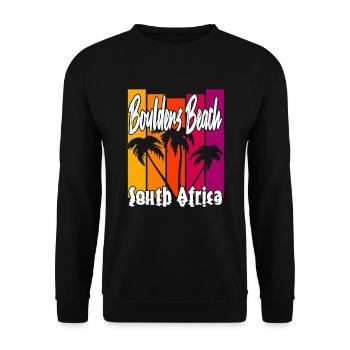 Boulders Beach - Unisex Pullover - Schwarz - Vorne - Alina (178cm) & Michal (187cm)