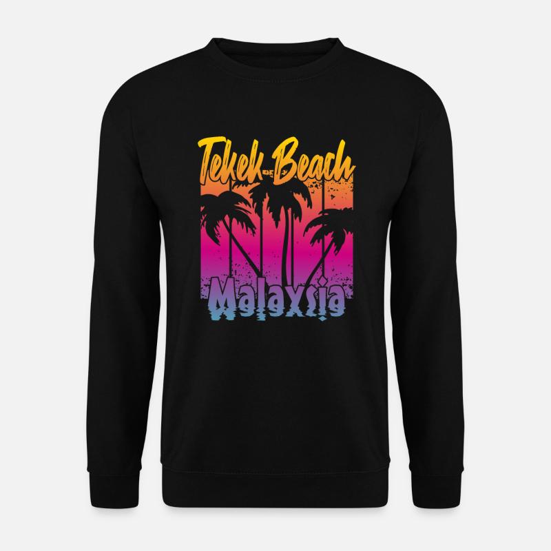 Telek Beach Malaysia - Unisex Pullover - Schwarz