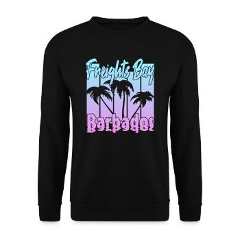 Freights Bay Barbade - Sweat-shirt Unisexe - noir - Devant - Alina (178cm) & Michal (187cm)