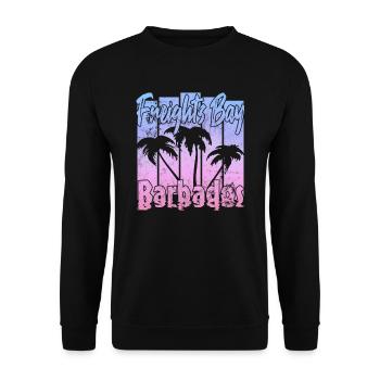 Freights Bay Barbade - Sweat-shirt Unisexe - noir - Devant - Alina (178cm) & Michal (187cm)