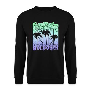 Freights Bay Barbade - Sweat-shirt Unisexe - noir - Devant - Alina (178cm) & Michal (187cm)