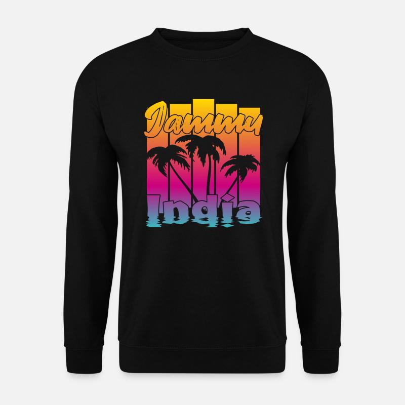 Jammu India Sunset - Unisex Sweatshirt - black