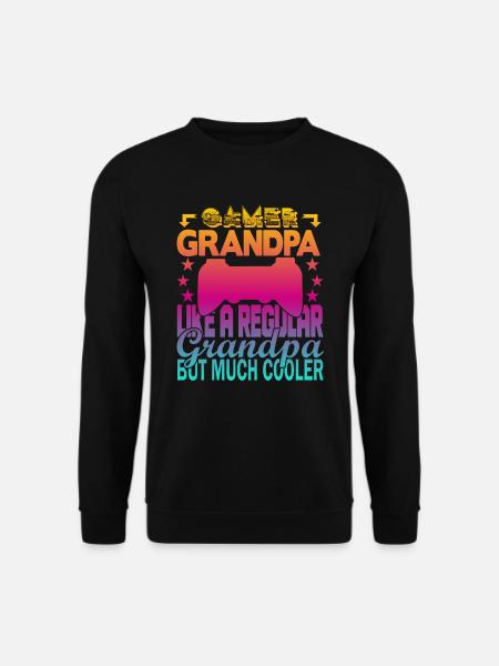 Gamer Opa - Unisex Pullover - Schwarz