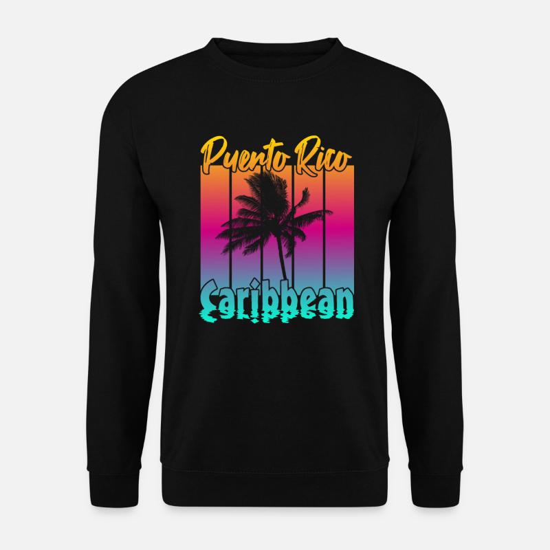 Puerto Rico Caribbean - Unisex Pullover - Schwarz