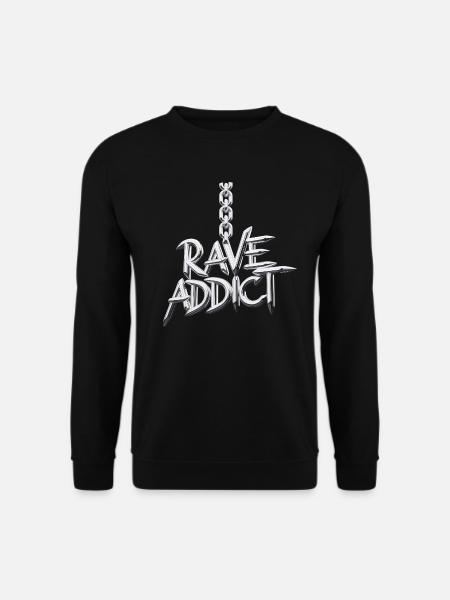 EDM Techno Rave Music Festival - Unisex Sweatshirt - black