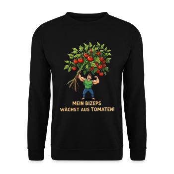 Gardening Sportsman - Unisex Sweatshirt - black - Front - Alina (178cm) & Michal (187cm)