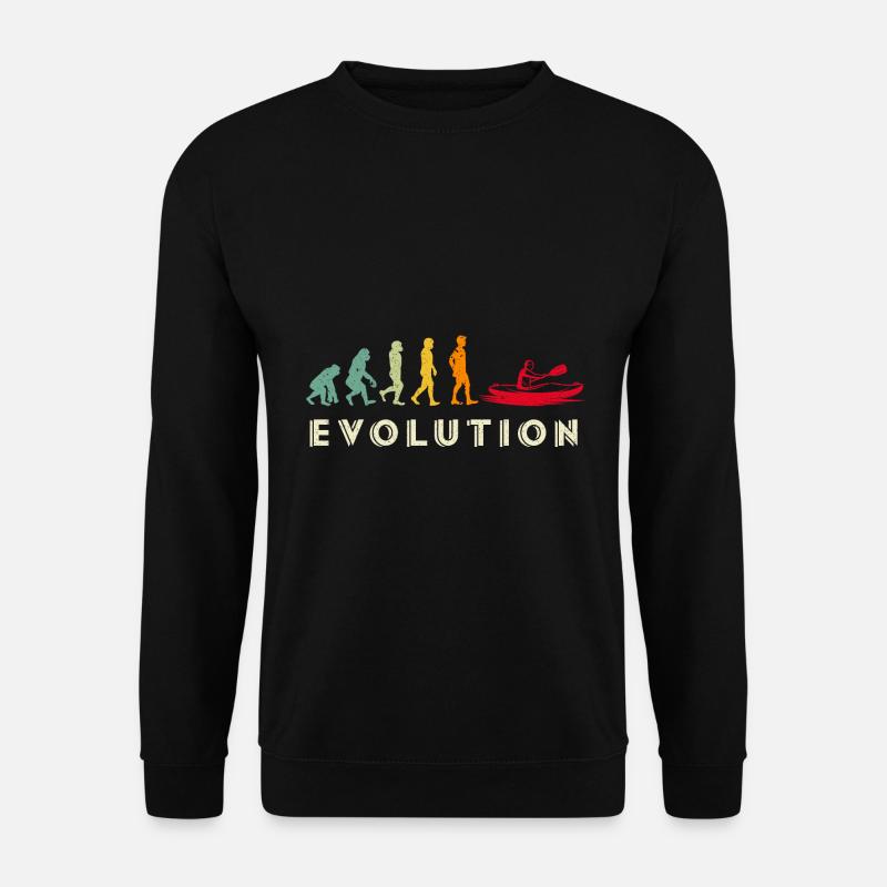 Kajak Evolution - Unisex Pullover - Schwarz