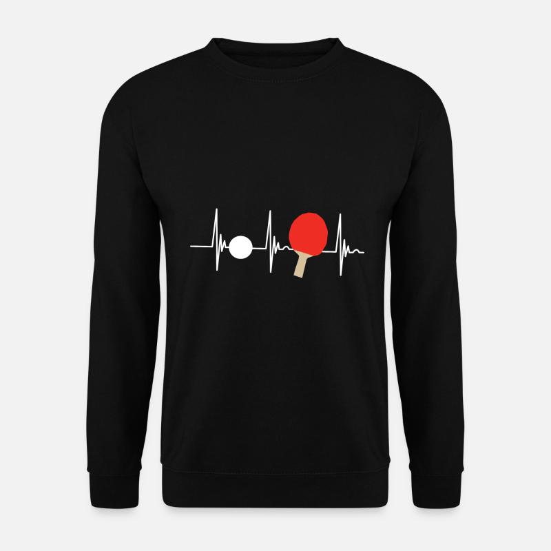 Joueurs de tennis de table Bâtons de tennis de table - Sweat-shirt Unisexe - noir