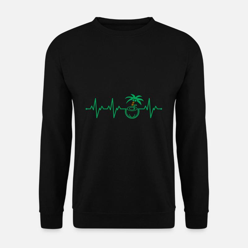 Kokosnuss - Unisex Pullover - Schwarz