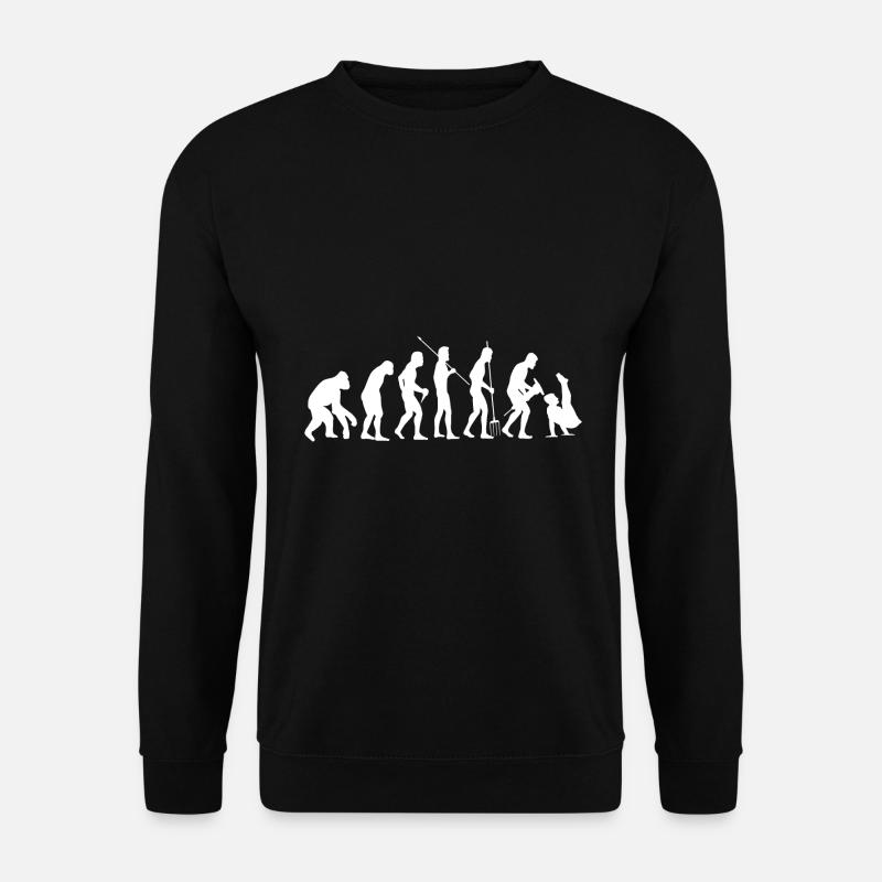 Turnen Evolution Turnverein Bodenturnen Turner - Unisex Pullover - Schwarz