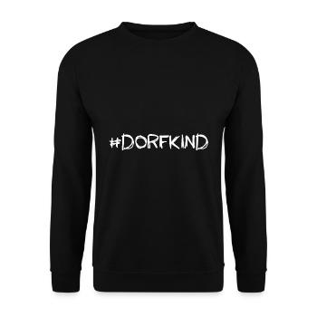 dorfkind - Unisex Pullover - Schwarz - Vorne - Alina (178cm) & Michal (187cm)