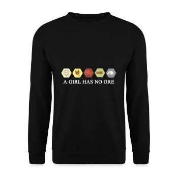 Board Game Board Game Player Board Game Gift - Unisex Sweatshirt - black - Front - Alina (178cm) & Michal (187cm)