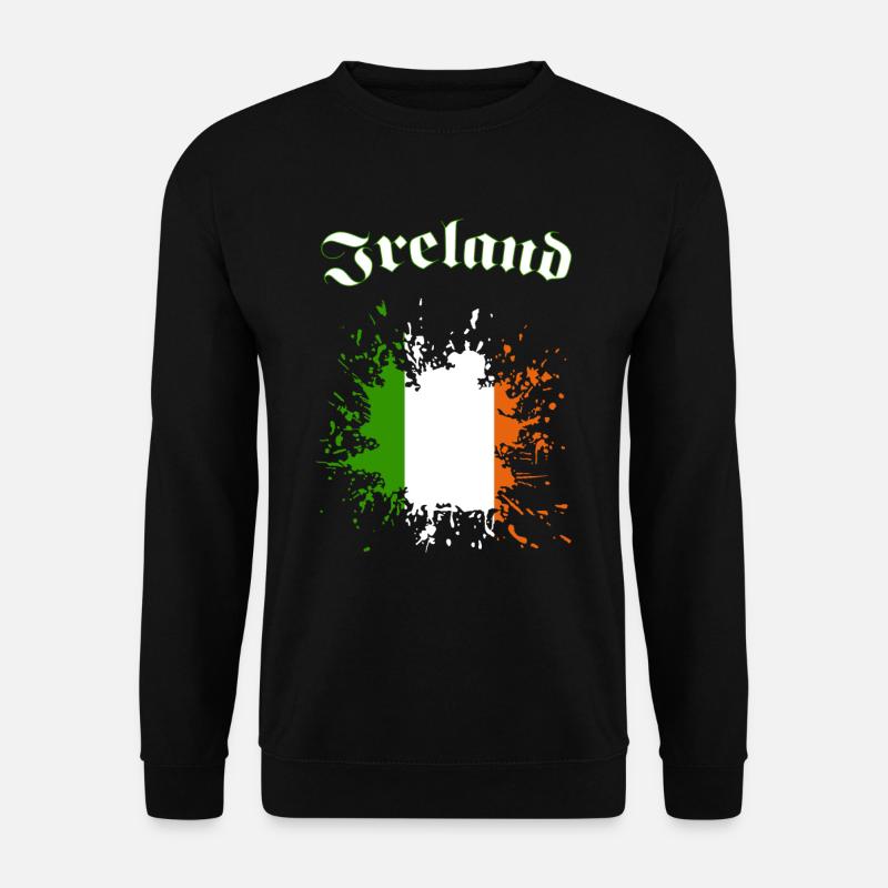 Ireland Splash - Unisex Pullover - Schwarz
