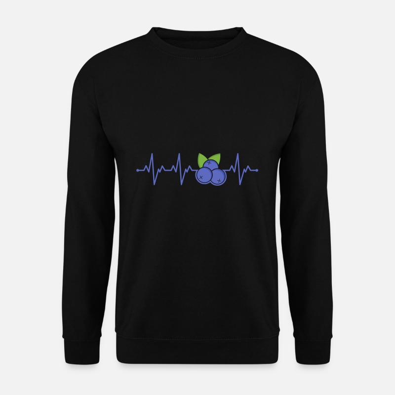 Blaubeeren - Unisex Pullover - Schwarz