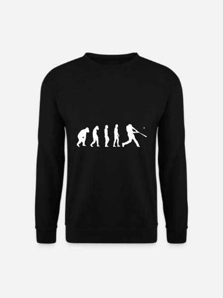 Baseballspieler Sport Baseballliebhaber Baseball - Unisex Pullover - Schwarz
