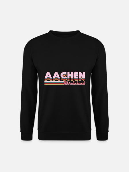 Aachen Rheinland Design für den Aachener - Unisex Pullover - Schwarz