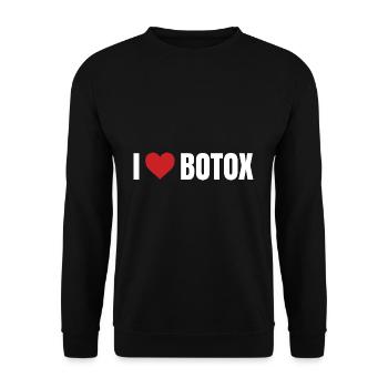 Botox - Unisex Pullover - Schwarz - Vorne - Alina (178cm) & Michal (187cm)
