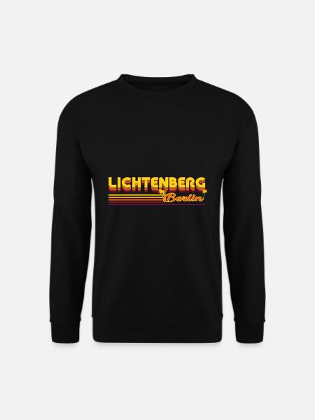 cooles Lichtenberg Berliner Stadtteil Design - Unisex Pullover - Schwarz