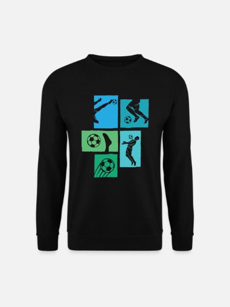 Fußball, Sport Team Verein, Mannschaft - Unisex Pullover - Schwarz