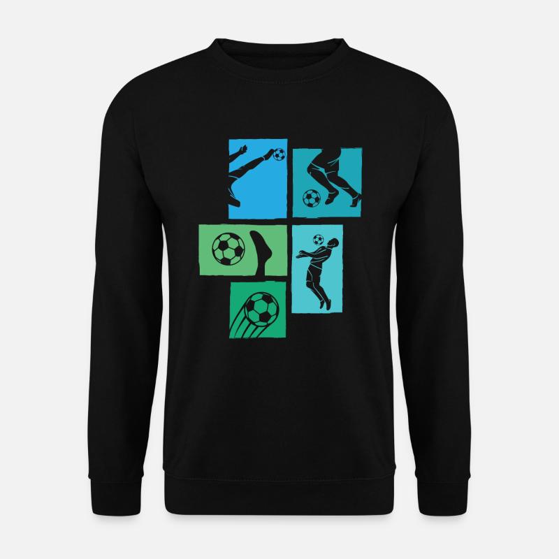 Fußball, Sport Team Verein, Mannschaft - Unisex Pullover - Schwarz