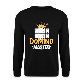 Domino Master / Dominos - Unisex Pullover - Schwarz - Vorne - Alina (178cm) & Michal (187cm)