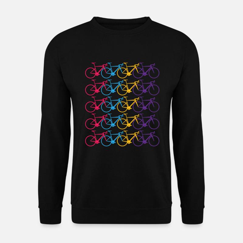 Fahrrad retro design - Unisex Pullover - Schwarz