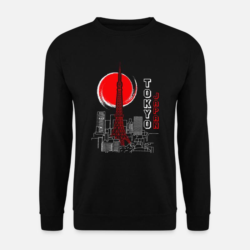 Tokyo Japan Stadt Design / Asien, Urlaub - Unisex Pullover - Schwarz
