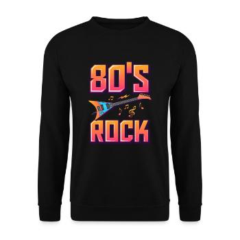 80s skirt / 80s skirt - Unisex Sweatshirt - black - Front - Alina (178cm) & Michal (187cm)
