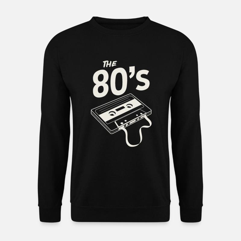 80s cassette / decade retro - Unisex Sweatshirt - black