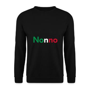 Nonno Italy gift - Unisex Sweatshirt - black - Front - Alina (178cm) & Michal (187cm)