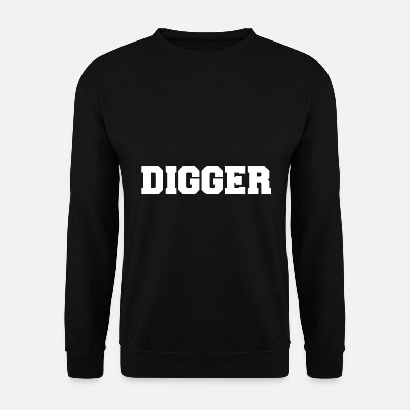 Digger Design - Unisex Sweatshirt - black