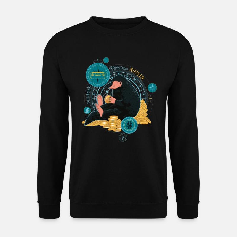 Fantastic Beasts Niffler Holding Coins - Unisex Sweatshirt - black