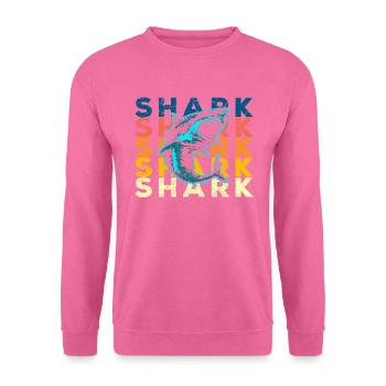 Hai Haifisch - Unisex Pullover - Pink - Vorne